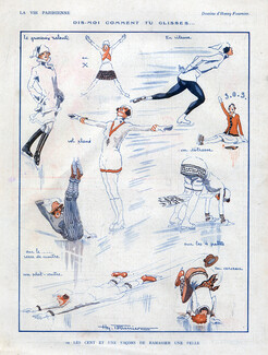 Henry Fournier 1926 Ice Skating