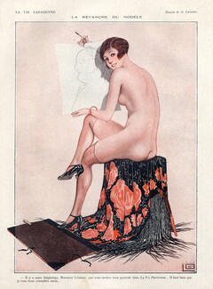 Georges Léonnec 1926 Model Nude