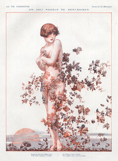 Chéri Hérouard 1926 Nude, Attractive Autumn Model