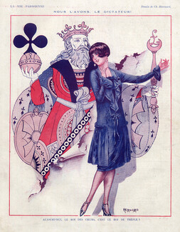 Chéri Hérouard 1926 The king of Clubs, Playing Cards