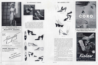 Bunting (Shoes, Wooden forms) 1938 Cothurnes, Escarpins, Joseph Casale