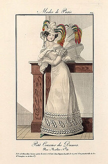 Petit Courrier des Dames 1823 Modes de Paris N°131