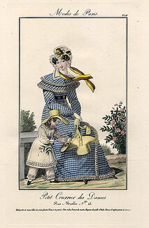 Petit Courrier des Dames 1823 Modes de Paris N°138