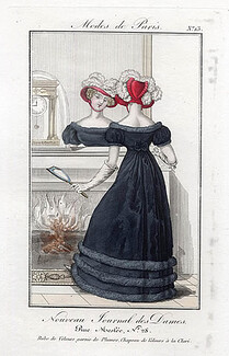 Nouveau Journal des Dames 1821 Modes de Paris N°13