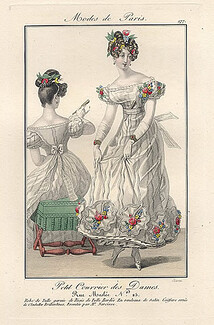 Petit Courrier des Dames 1823 Modes de Paris N°177
