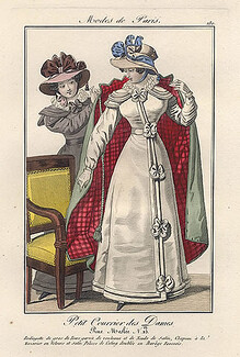 Petit Courrier des Dames 1823 Modes de Paris N°180