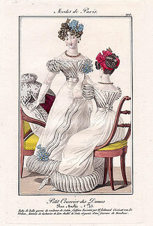 Petit Courrier des Dames 1823 Modes de Paris N°194