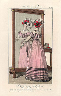 Petit Courrier des Dames 1822 Modes de Paris N°48