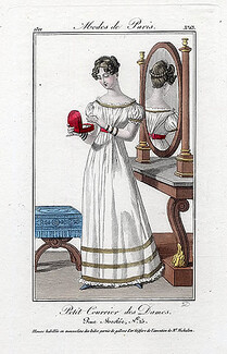 Petit Courrier des Dames 1822 Modes de Paris N°63
