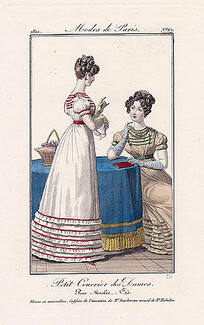Petit Courrier des Dames 1822 Modes de Paris N°67