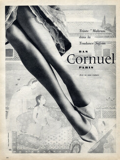 Cornuel ( Stockings Hosiery) 1961 Photo Jacques Tuffreaud