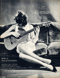 Cornuel (Stockings Hosiery 1964 Photo P. Bertrand