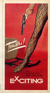 Exciting (Hosiery) 1965 Lace Tights