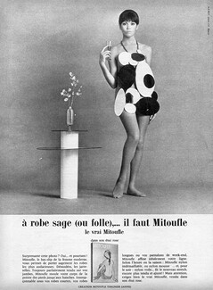 Mitoufle (Stockings) 1967 Tights Hosiery, Photo J.F Bauret