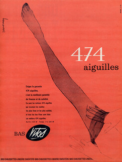 Vitos (Stockings Hosiery) 1963 Sylvia Braverman