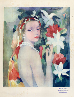 Marie Laurencin 1937 Jeune Fille, Girl