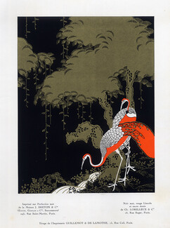 R. Pichon 1927 Herons