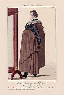 Petit Courrier des Dames 1823 Modes de Paris N°178 Dandy