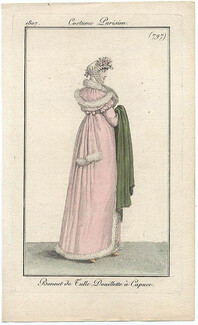 Le Journal des Dames et des Modes 1807 Costume Parisien N°797