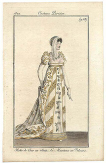 Le Journal des Dames et des Modes 1809 Costume Parisien N°958, Carl Vernet