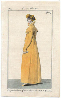 Le Journal des Dames et des Modes 1809 Costume Parisien N°1025