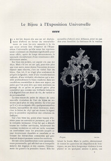 Le bijou a l'Exposition Universelle, 1900 - Vever, Boucheron, Colonna, Marcel Bing, Text by Léonce Bénédite, 18 pages