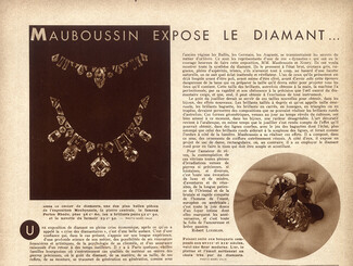 Mauboussin 1931 Exhibition of Diamonds