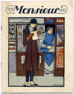 Monsieur 1922 November n°35 Vicente do Rego Monteiro, Duc de Morny Dandy