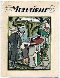 Monsieur 1922 December n°36 Pierre Peltier, Hellstern & Coquillot