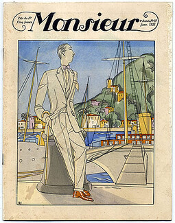 Monsieur 1923 January n°37 Pierre Mourgue, Marcel Proust