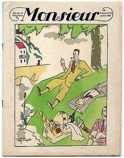 Monsieur 1924 July n°55 Maurice Van Moppès