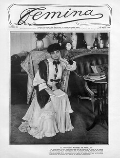Comtesse Mathieu De Noailles 1904 A big Poet, Portrait