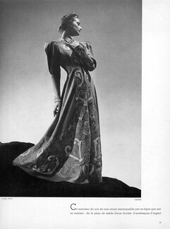 Hermès (Couture) 1937 Evening Gown, Photo André Durst