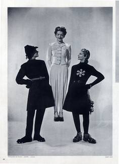 Hermès (Sportswear) 1938 Madeleine de Rauch, Lanvin, Photo André Durst