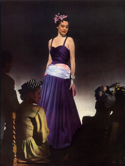 Paquin 1946 Photo Arik Népo, Evening Gown
