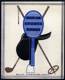 Belle Jardinière 1929 Fashion Sports Yatchting, Alpinisme, Tennis...G. Cazenove, Pierre Lissac, Catalog 18 Pages, 18 pages