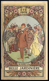 Belle Jardinière (Catalog Men's Clothing) 1909 Carlègle, Shoes, Millinery, 32 illustrated pages, 32 pages