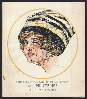 Au Printemps (Department Store) 1911 René Vincent & Etienne Drian Catalog, 40 Pages, 40 pages