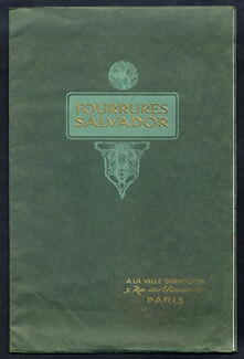 Fourrures Salvador - A la ville d'Irkoutsk (Fur Coats, muffs) Complete Catalogue 14 Pages, 14 pages