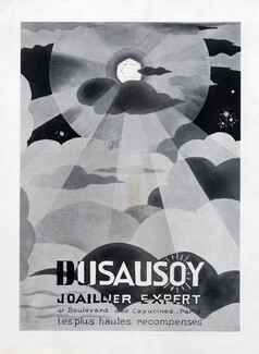 Dusausoy 1927 Expert Joaillier, Graphic art