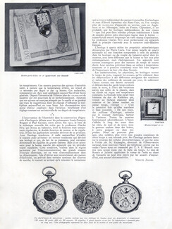 L'Heure d'Aujourd'hui, 1937 - Cartier (Montre Briquet & Porte-billets) & Van Cleef & Arpels (Bracelet-montre), Texte par Marcel Zahar, 3 pages