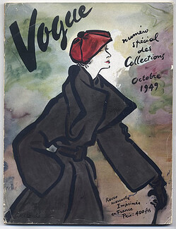 Vogue Paris 1949 October René Bouché Special Collections