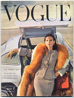 Vogue Paris France 1955 October Guy Bourdin René Bouché, 172 pages