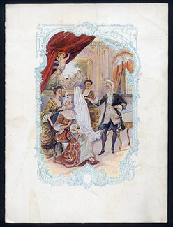 L. de Bremaecker & Cie (Laces) 1906 Leaflet, Period Costume