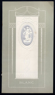 Au Printemps 1908 Catalogue Exposition de Blanc, Corset, Guimpe, 12 illustrated pages, 12 pages
