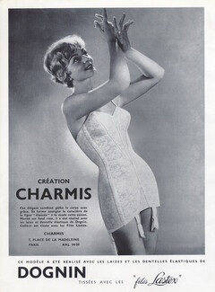 Charmis (Lingerie) 1957 Corselette Girdle