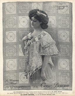 La Cour Batave (Department store) 1909 Blouse