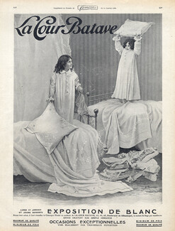 La Cour Batave (Department Store) 1910 A. Ehrmann, Exposition de Blanc