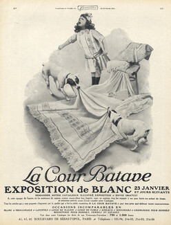 La Cour Batave (Department Store) 1911 A. Ehrmann, Exposition de Blanc