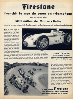 Firestone (Tyres) 1957Jimmy Bryan, Racing Driver, Monza